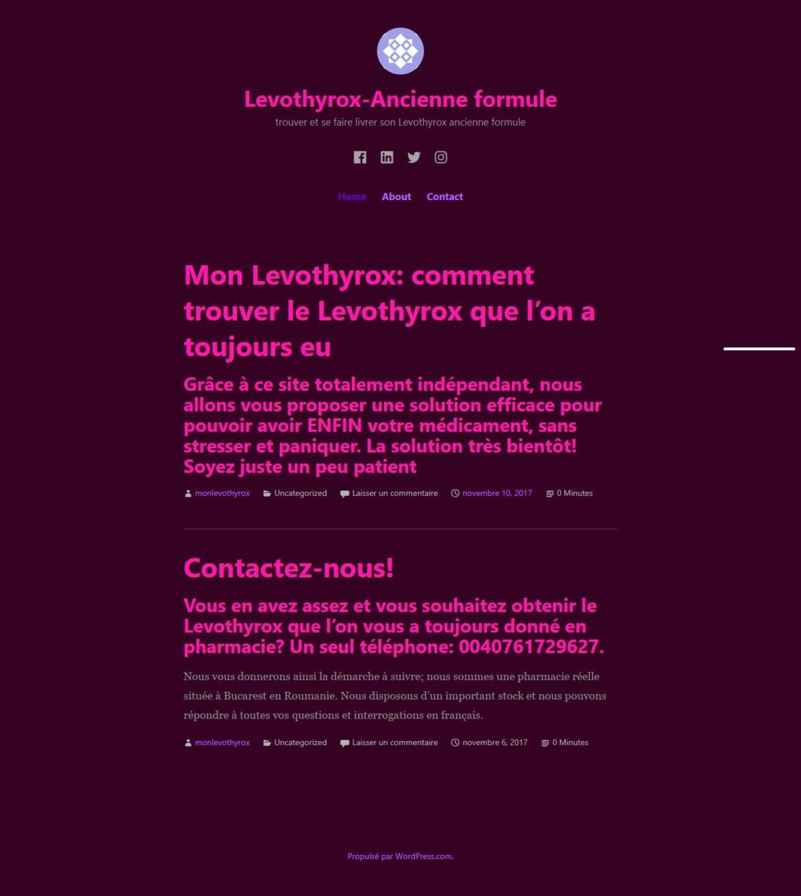 Site pirate de vente de Levothyrox